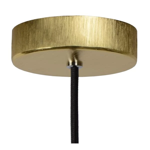 Lucide ZINO - Hanglamp - Ø 10 cm - 1xE27 - Mat Goud / Messing - detail 1